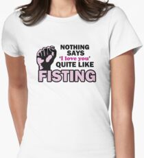 Fisting Tee Women's Fitted T-Shirt