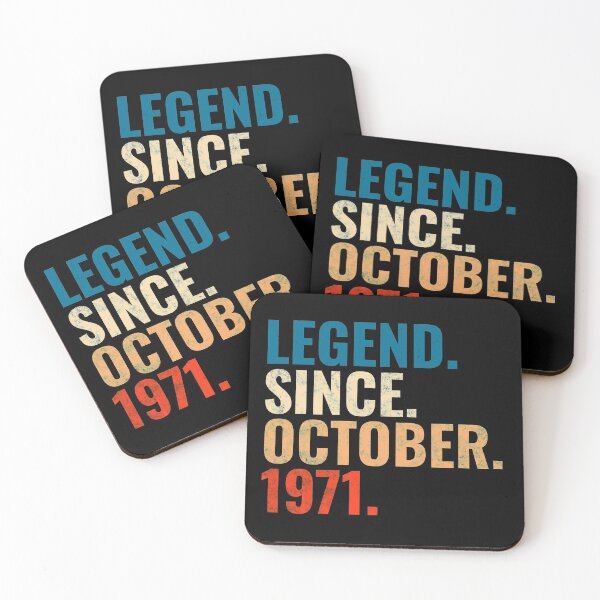 Item preview, Legend Since October 1971 Retro Vintage designed and sold by Teelogic.