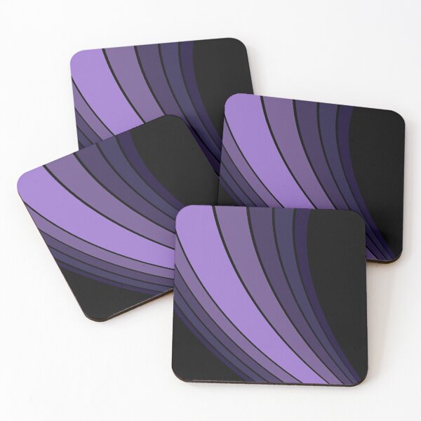 Item preview, Stripes Abstract purple Art designed and sold by Tshirtstory.