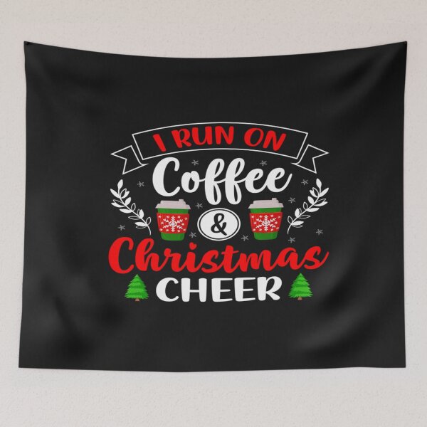 Item preview, Christmas for Men Women I Run On Coffee and Christmas Cheer T Shirt designed and sold by Kellner-Platt.