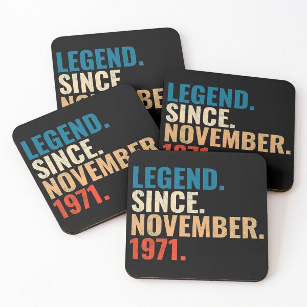 Item preview, Legend Since November 1971 Retro Vintage designed and sold by Teelogic.