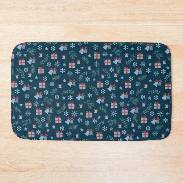 Item preview, Minimal Christmas Pattern in hues of blue designed and sold by FunnyChameleon.