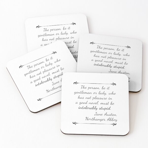 Item preview, Jane Austen: The pleasure of a good novel designed and sold by Cartotastic.