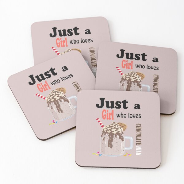 Item preview, Just a Girl Who Loves Chocolate Milk designed and sold by Doodlehub.