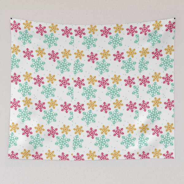Item preview, Snowflakes, coloured with Christmas theme designed and sold by Odunsy.