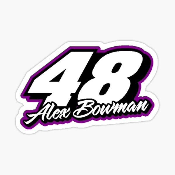 Item preview, alex bowman hack nascar  jimmie johnson bowman racing car logo larson 2021 48    designed and sold by OffThePacess.