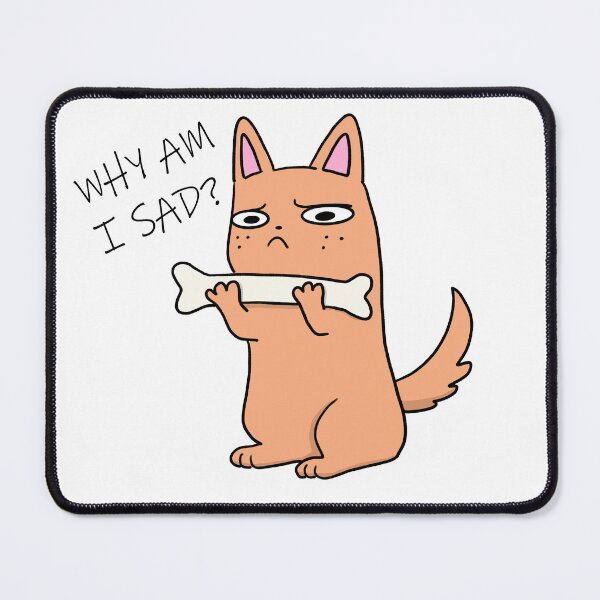 Item preview, Sad Doggy designed and sold by blackTeaBubble.