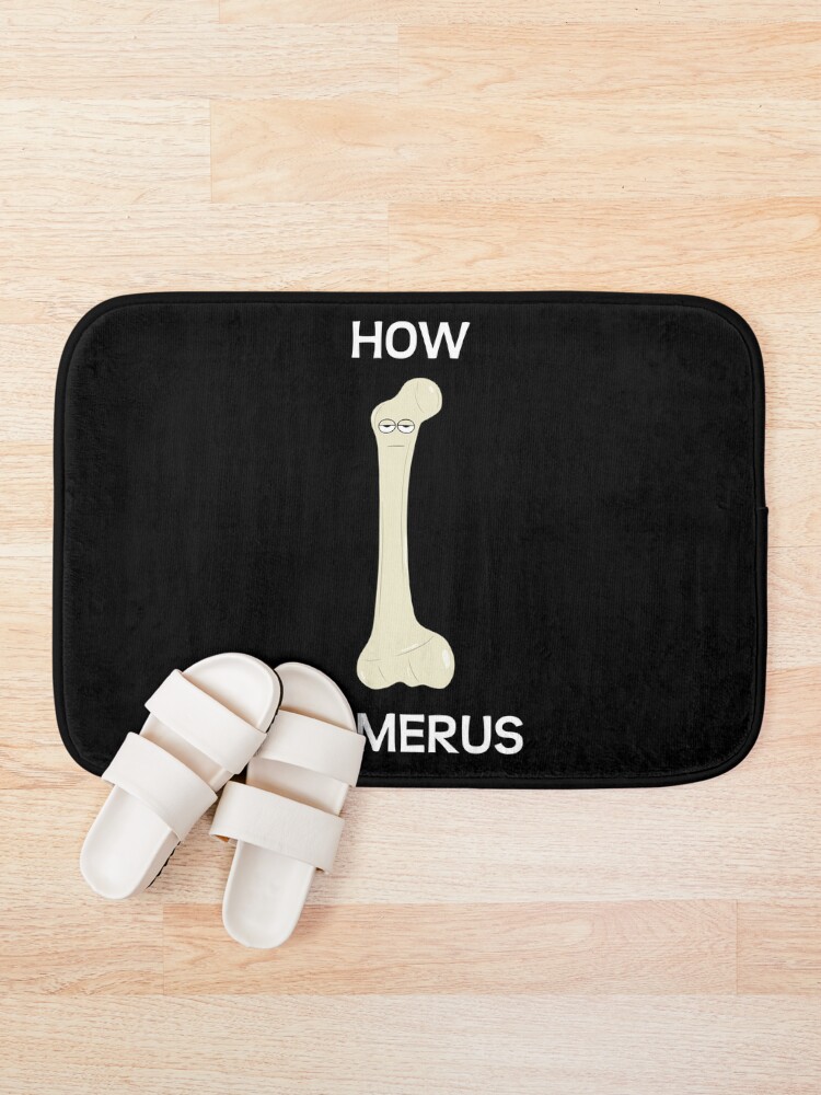 Thumbnail 1 of 6, Bath Mat, How Humerus designed and sold by Pietopia.