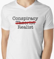 Conspiracy Realist Men's V-Neck T-Shirt