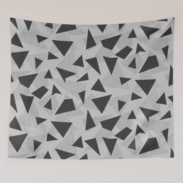Item preview, Gray Twisted Triangles designed and sold by Carolina Diaz.