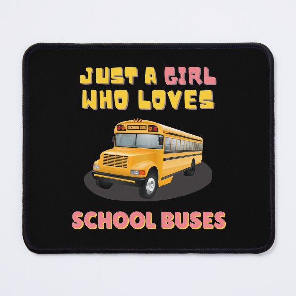 Item preview, Just A Girl Who Loves School Buses, Funny Kids Gift Idea designed and sold by singRsong.