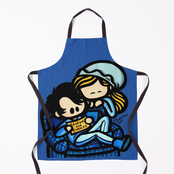 Item preview, Blonde Girl and Raven Boy Cuddle Coupon designed and sold by gogenevieve.