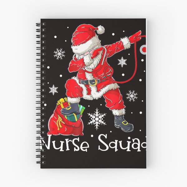 Item preview, Christmas Nurse Crew Squad Santa Dabbing Nursing Pajamas designed and sold by BrandyBare.