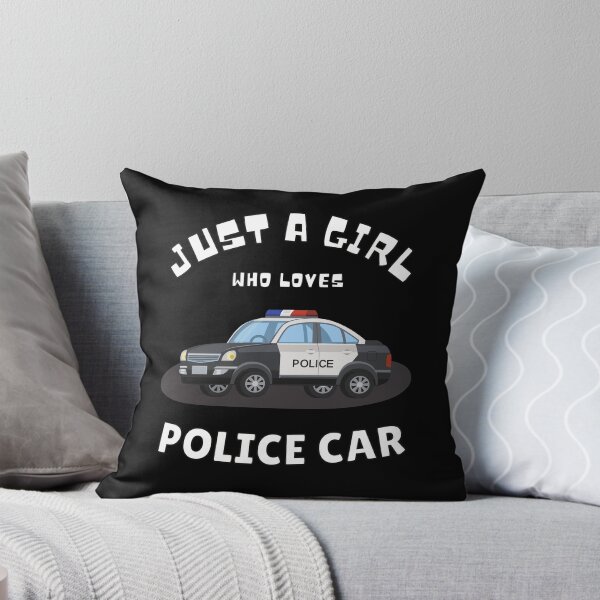 Item preview, Just A Girl Who Loves Police Car, Funny Kids Gift Idea designed and sold by singRsong.