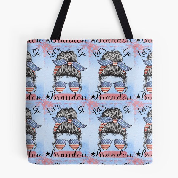 Item preview,   Lets Go Brandon Messy Bun Girl designed and sold by Wheeler-Styl3.
