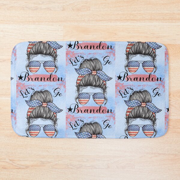Item preview,   Lets Go Brandon Messy Bun Girl designed and sold by Wheeler-Styl3.