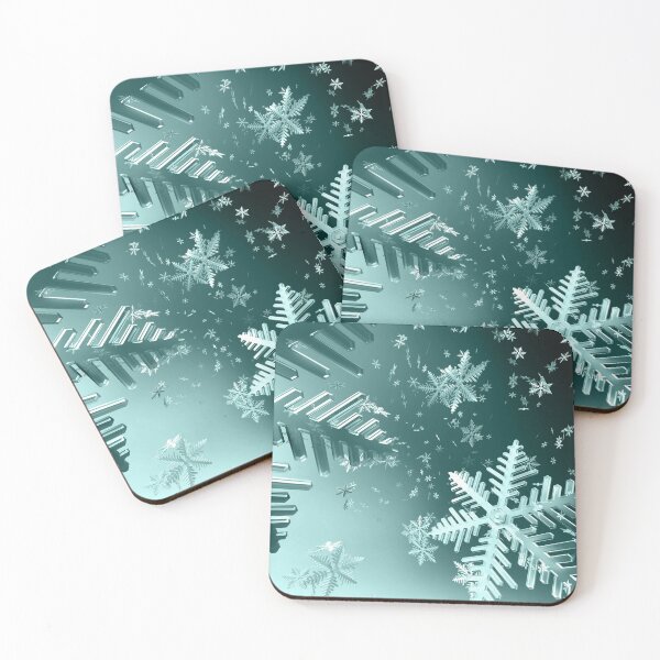 Item preview, Neon Lights Snowflakes, Pretty Forrest Green Christmas Lights  designed and sold by WOW TeesAndThings.