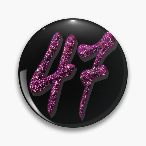 Item preview, 47th Birthday Anniversary - Purple Glitter Numbers designed and sold by GlamourChick.