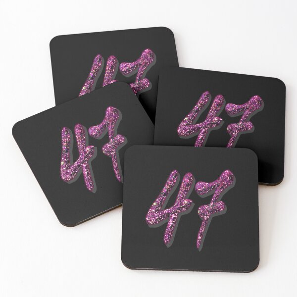Item preview, 47th Birthday Anniversary - Purple Glitter Numbers designed and sold by GlamourChick.