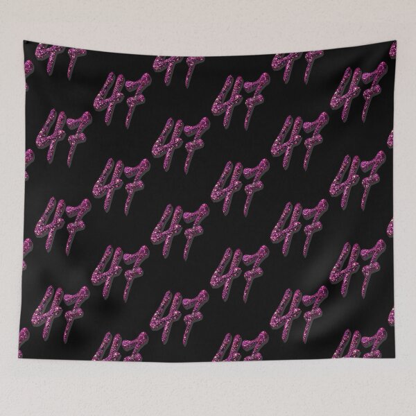 Item preview, 47th Birthday Anniversary - Purple Glitter Numbers designed and sold by GlamourChick.