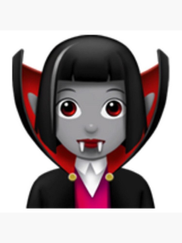 "Female Vampire emoji Playboi Carti" Poster by Vedran15 Redbubble