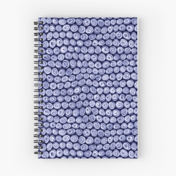 Item preview, Tiny Blue Squiggly Swirly Spiral Circles designed and sold by James-Cole.