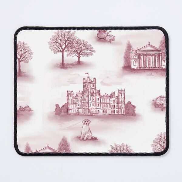 Item preview, Burgundy Downton Abbey Inspired Toile designed and sold by Sharilea.