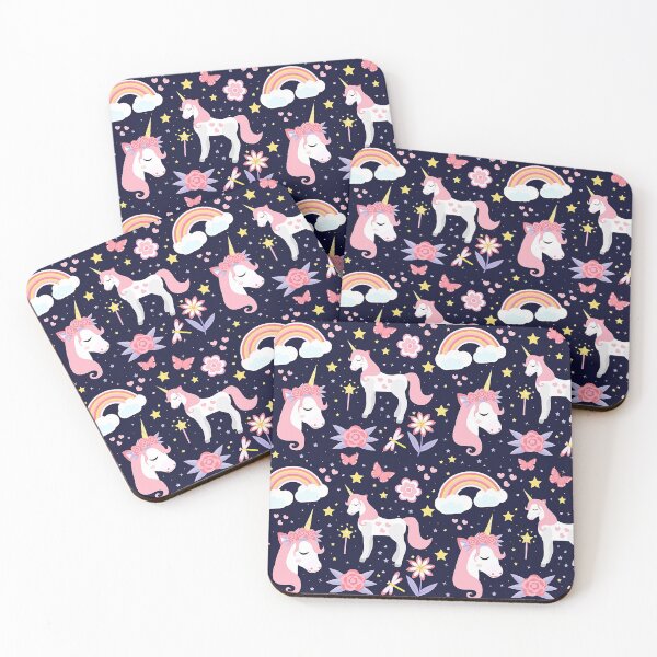 Item preview, Unicorns doodle abstractions designed and sold by HolliuxGift.