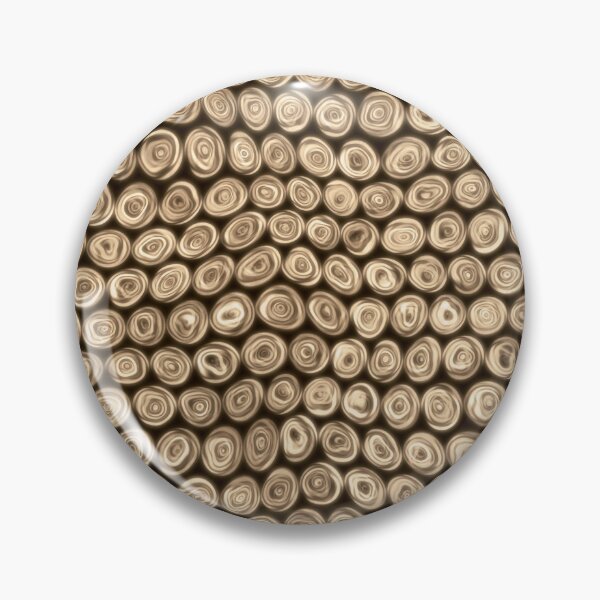 Item preview, Tiny Bronze Gold Squiggly Swirly Spiral Circles designed and sold by James-Cole.