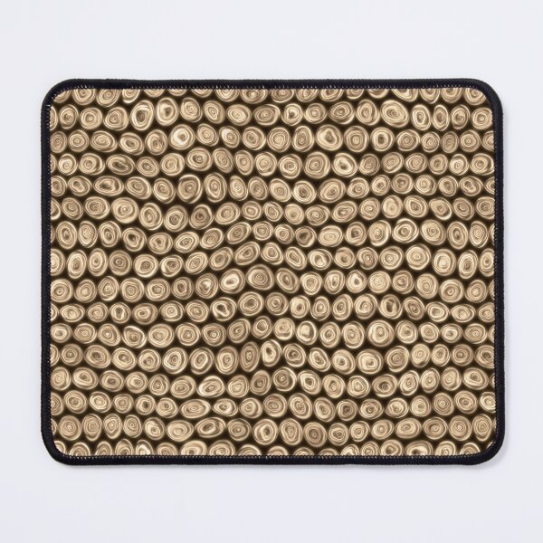 Item preview, Tiny Bronze Gold Squiggly Swirly Spiral Circles designed and sold by James-Cole.