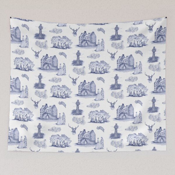 Item preview, Highlander Toile en azul designed and sold by Sharilea.