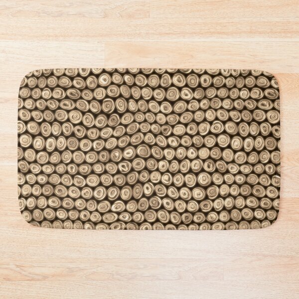 Item preview, Tiny Bronze Gold Squiggly Swirly Spiral Circles designed and sold by James-Cole.