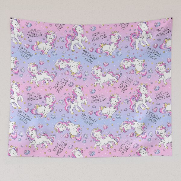 Item preview, Unicorns on a colorful background designed and sold by HolliuxGift.