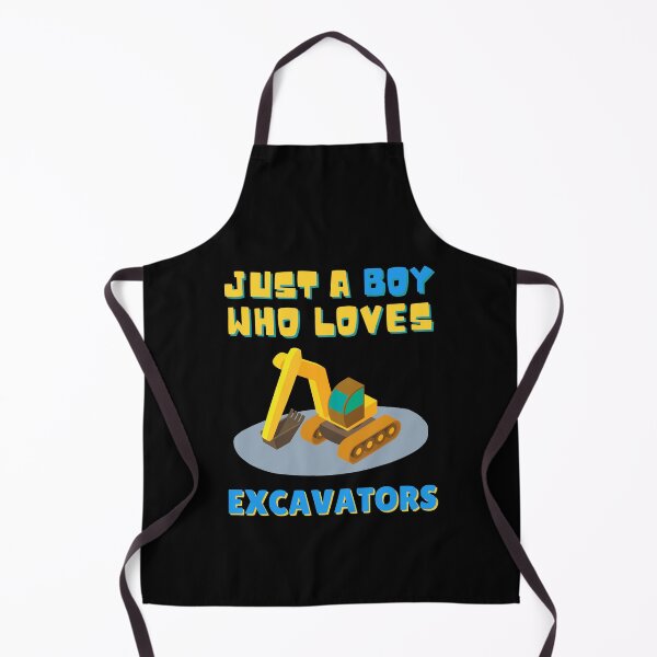 Item preview, Just A Boy Who Loves Excavators, Funny Kids Gift Idea designed and sold by singRsong.
