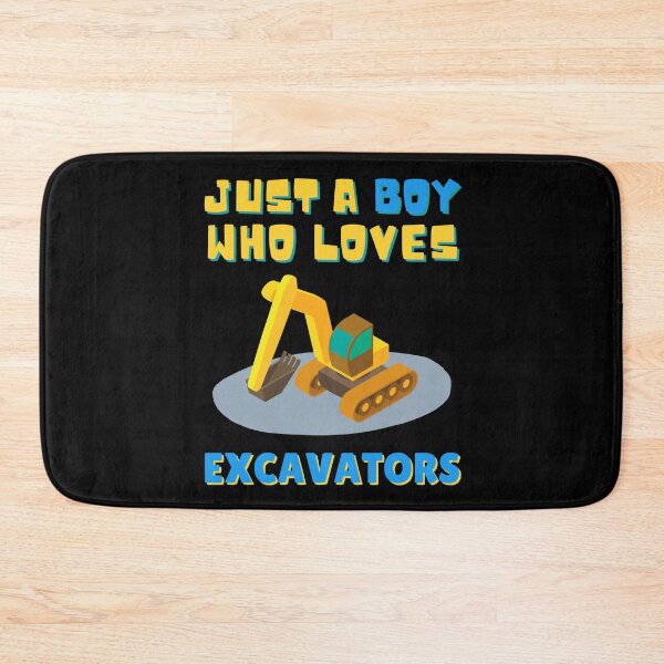 Item preview, Just A Boy Who Loves Excavators, Funny Kids Gift Idea designed and sold by singRsong.