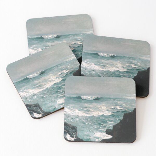 Item preview, Cannon Rock, seascapes oil painting designed and sold by art-and-sticker.