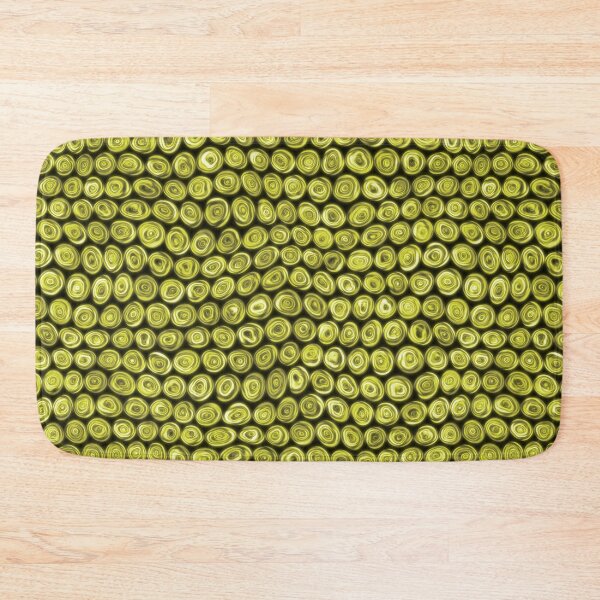 Item preview, Tiny Golden Yellow Squiggly Swirly Spiral Circles designed and sold by James-Cole.