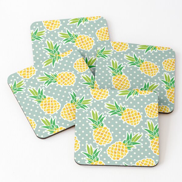 Item preview, Pineapple On Background  designed and sold by HolliuxGift.