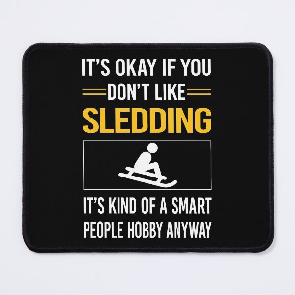 Item preview, Funny Smart People Sledding Sledging Sleighing designed and sold by jiggleterrified.