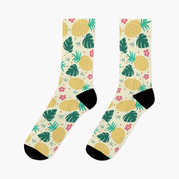 Item preview, Pineapple With Flowers Leaves  designed and sold by HolliuxGift.