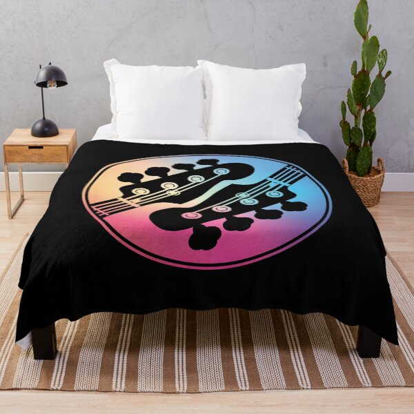 Item preview, Bass Guitar Headstock Circle Gradient Theme designed and sold by nightsworthy.
