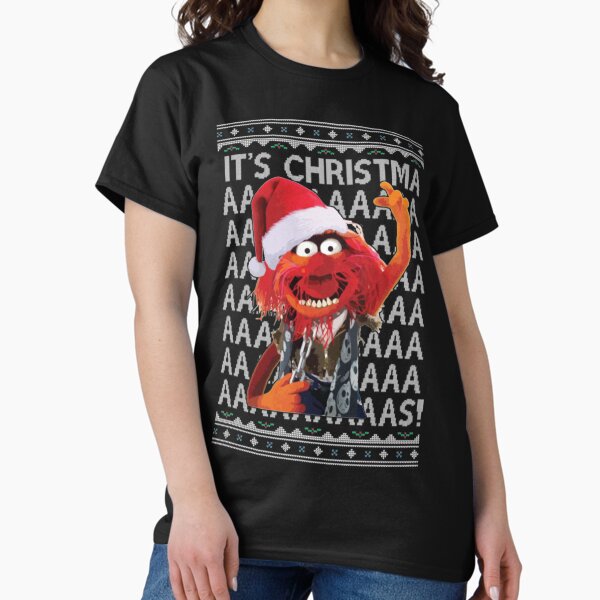 Vista previa del artículo con la obra «Animal Muppets es feo en Navidad», diseñado y vendido por ShaneDraper.