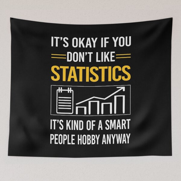 Item preview, Funny Smart People Statistics designed and sold by jiggleterrified.