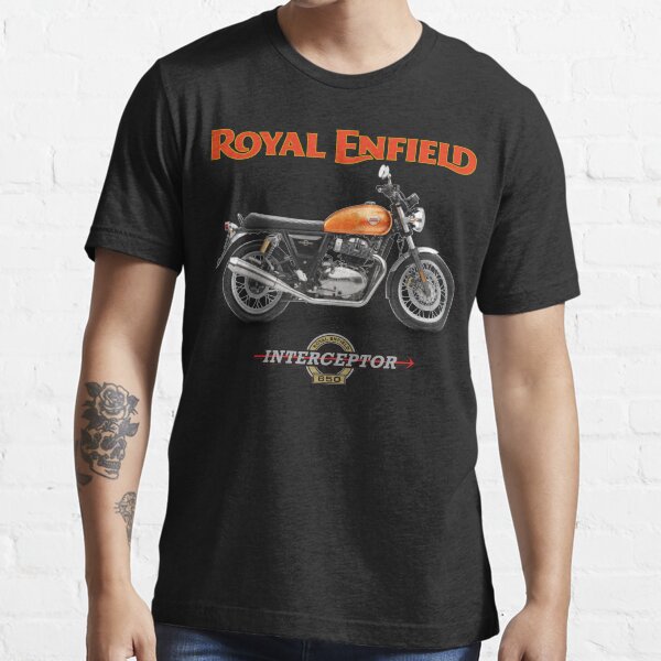 Royal Enfield Interceptor 650 designs par FASHION THERAPY. T-shirt essentiel