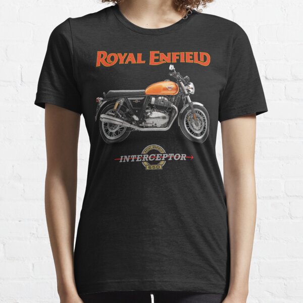 Royal Enfield Interceptor 650 designs par FASHION THERAPY. T-shirt essentiel