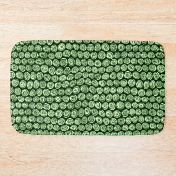 Item preview, Tiny Minty Green Squiggly Swirly Spiral Circles designed and sold by James-Cole.