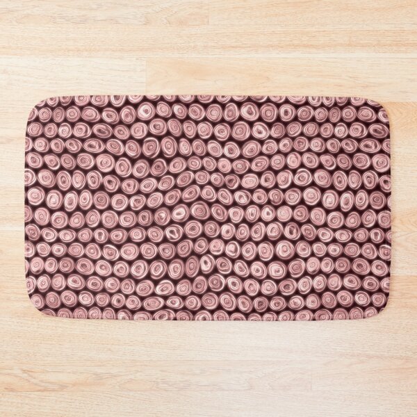 Item preview, Tiny Pink Rose Squiggly Swirly Spiral Circles designed and sold by James-Cole.