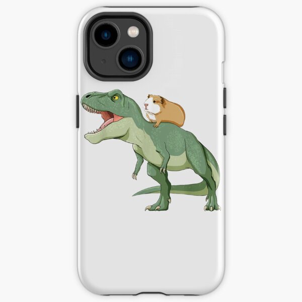 Funny Guinea Pig Riding T Rex Dinosaur| Perfect Gift iPhone Tough Case