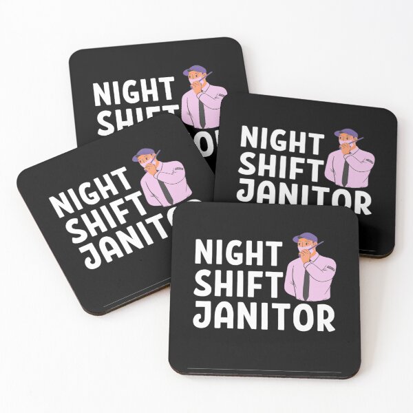 Item preview, Night Shift Janitor With Women Cleaner  designed and sold by chetan786.