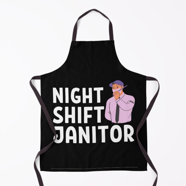 Item preview, Night Shift Janitor With Women Cleaner designed and sold by chetan786.